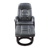 Leather Massage Chair - Side View