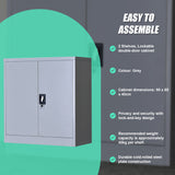 Two-Door Shelf Office Gym Filing Storage Locker Cabinet Safe - Extra Image