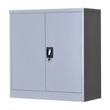 Two-Door Shelf Office Gym Filing Storage Locker Cabinet Safe