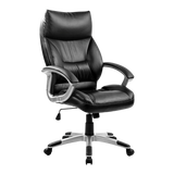 PU Leather Executive Office Chair &ndash; Ergonomic Swivel Computer Desk Chair in Black