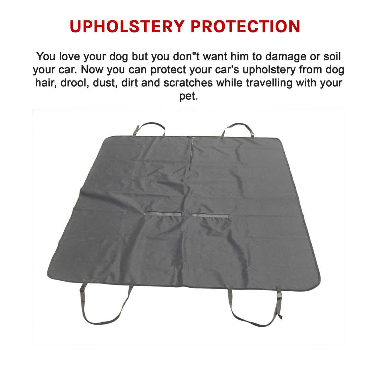 Dog Car Back Seat Cover Hammock Waterproof