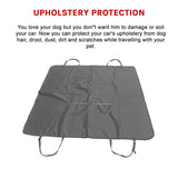 Dog Car Back Seat Cover Hammock Waterproof - Rear View
