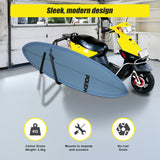 Scooter Moped Surfboard Rack - Top-Down View