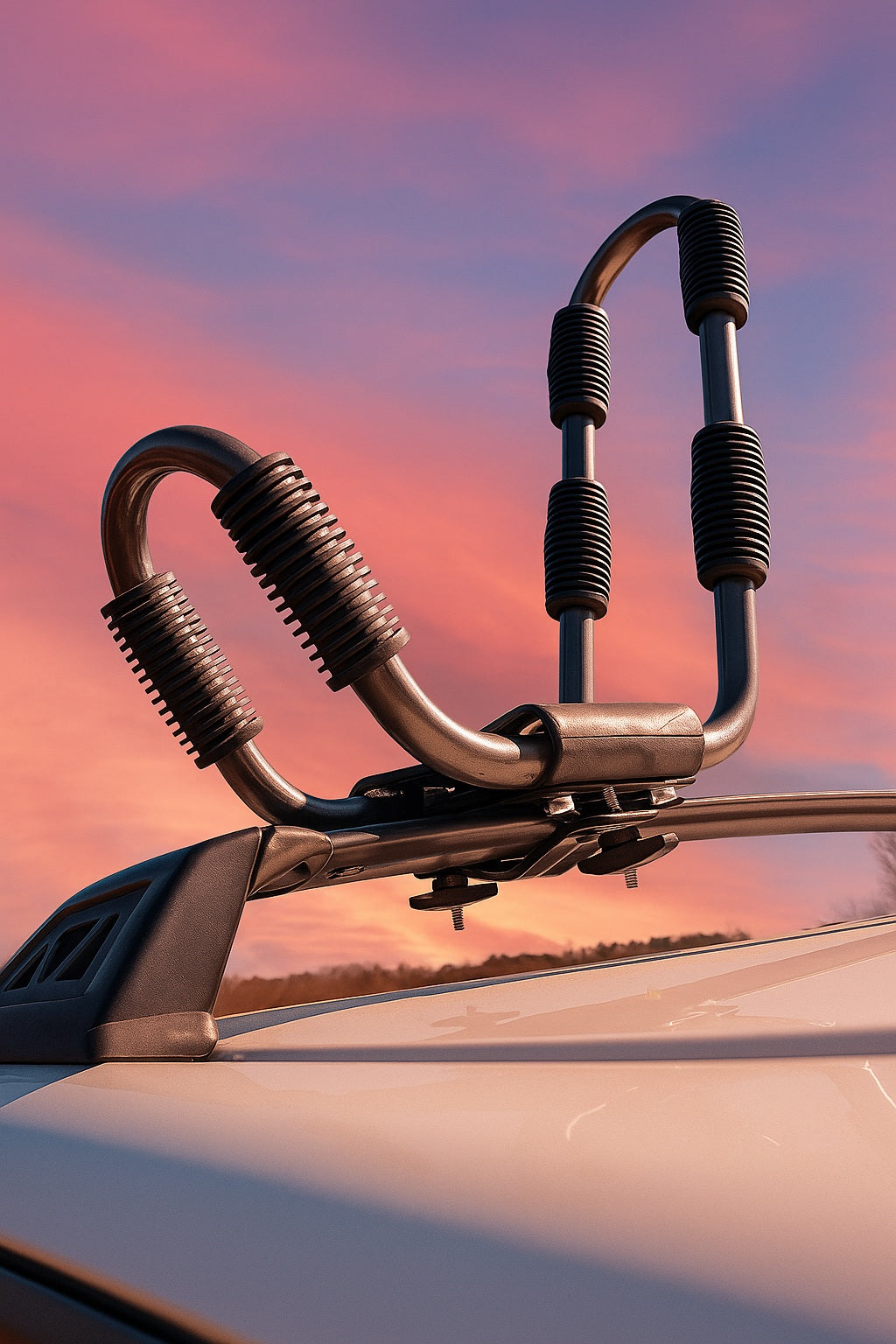 Roof Mount Car J-Bar Kayak Canoe Rack