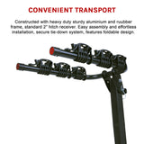 3 Bicycle Rack Hitch Mount Bike Carrier for Car and SUV Tow Bar - Extra Image