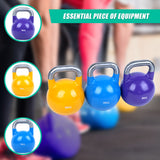 8KG, 12KG, 16KG Pro-Grade Steel KettleBell Set - Close-Up Angle