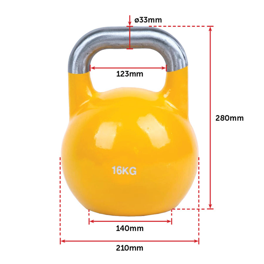 16KG Pro-Grade Steel KettleBell