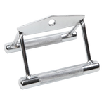 Close Grip Seated Row Handle &ndash; Triangle Cable Attachment Bar for Gym Machines
