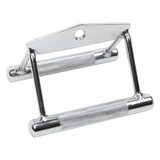 Close Grip Seated Row Handle &ndash; Triangle Cable Attachment Bar for Gym Machines - Rear View
