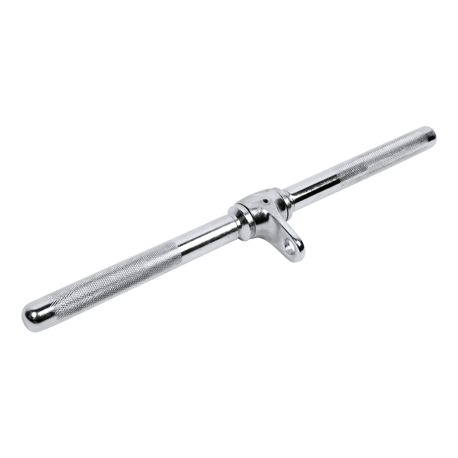Revolving Straight Bar &ndash; Gym Cable Attachment for Tricep, Bicep & Pulley Workouts