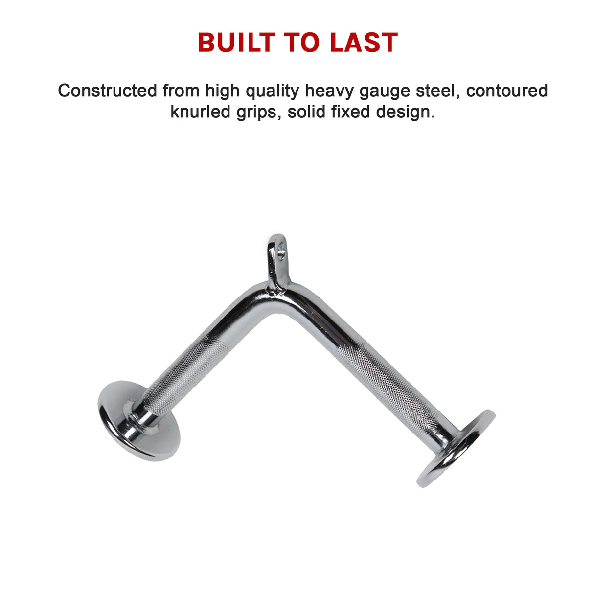 Triceps Press Push Down Bar &ndash; Gym Cable Attachment for Arm & Strength Training