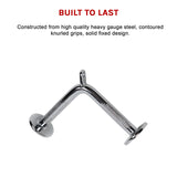 Triceps Press Push Down Bar &ndash; Gym Cable Attachment for Arm & Strength Training - Low Angle