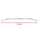 48" Lat Pulldown Bar Cable Attachment &ndash; Gym Handle for Back & Strength Training