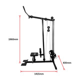Lat Pulldown Low Row Fitness Machine &ndash; Home Gym Strength Trainer