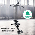 Lat Pulldown Low Row Fitness Machine &ndash; Home Gym Strength Trainer