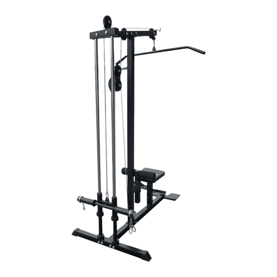 Lat Pulldown Low Row Fitness Machine &ndash; Home Gym Strength Trainer