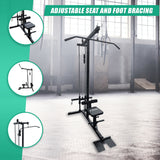 Lat Pulldown Low Row Fitness Machine &ndash; Home Gym Strength Trainer