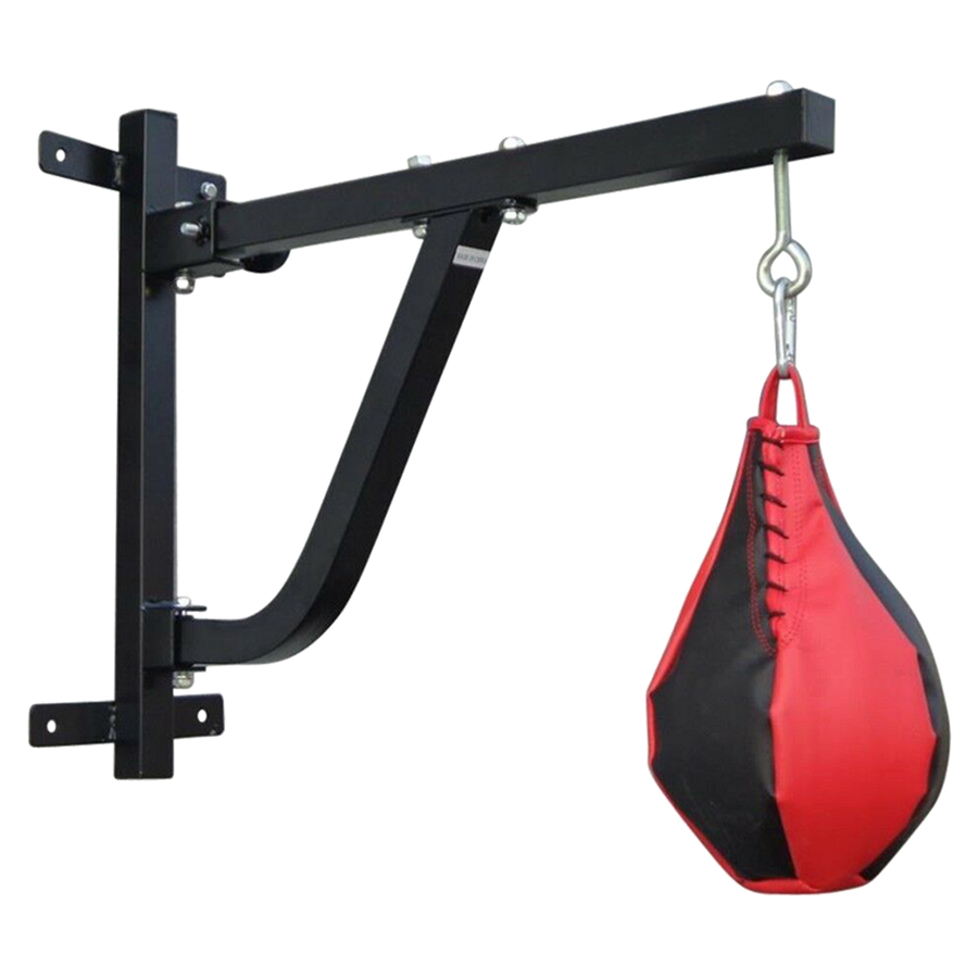 Boxing Punching Bag Wall Pivot Rack &ndash; Swivel Mount for Home Gym