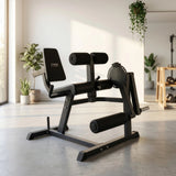 Leg Extension Curl Machine &ndash; Adjustable Home Gym Quad & Hamstring Workout Bench - Front View