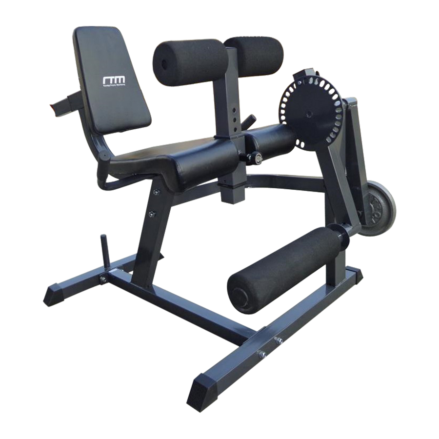 Leg Extension Curl Machine &ndash; Adjustable Home Gym Quad & Hamstring Workout Bench