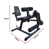 Leg Extension Curl Machine &ndash; Adjustable Home Gym Quad & Hamstring Workout Bench
