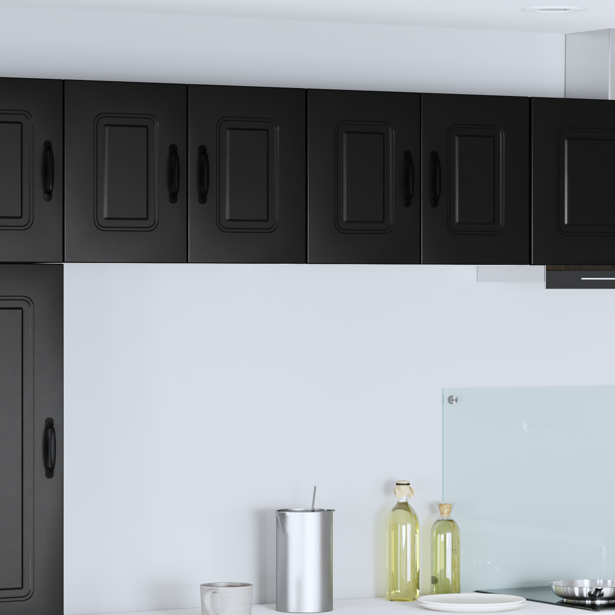 Dishwasher Panel Kalmar Black 60 x 31 x 40 cm Engineered Wood