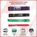 Resistant Workout Loop Set - Rear View