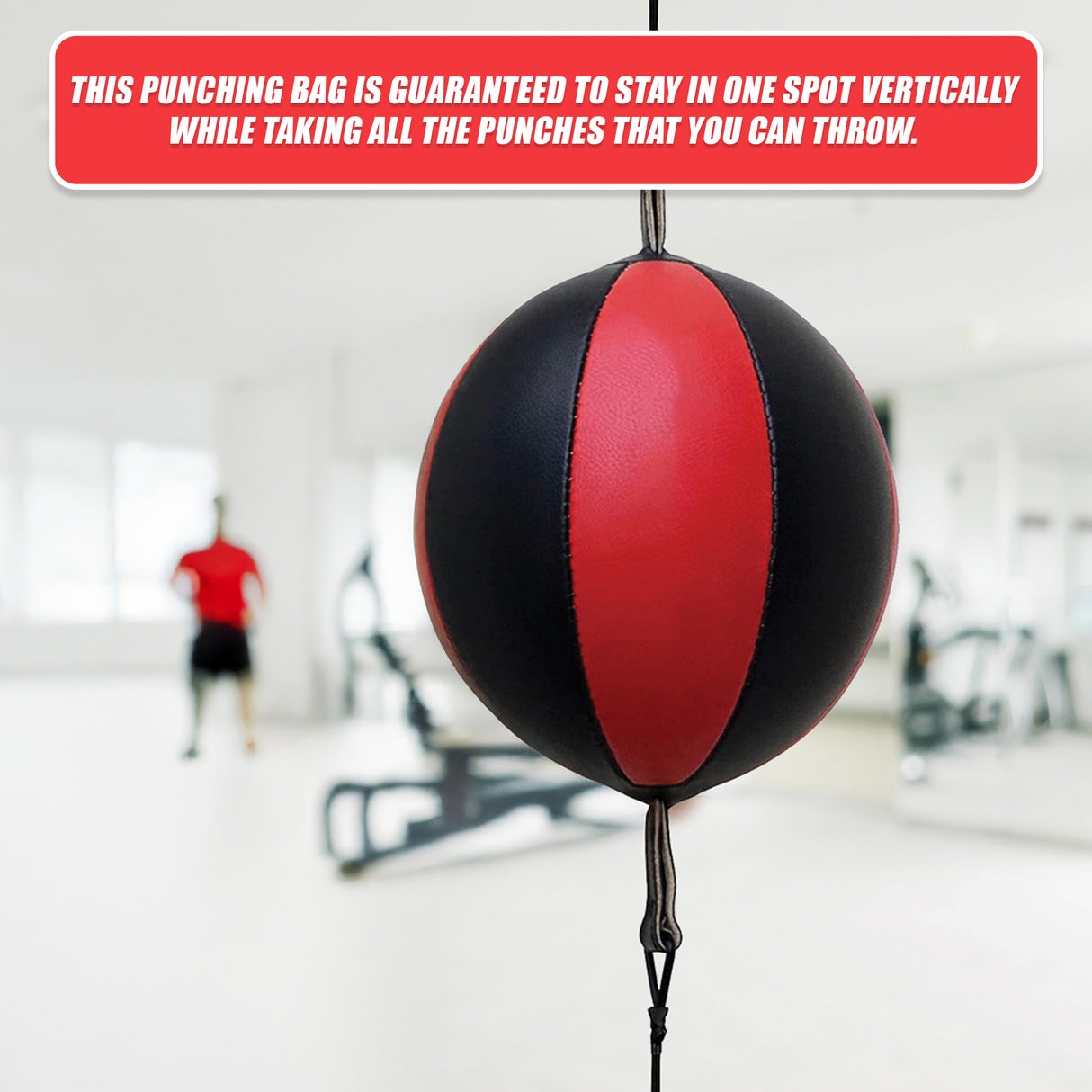 Floor to Ceiling Ball Boxing Punching Bag &ndash; Speed Reaction Training Equipment