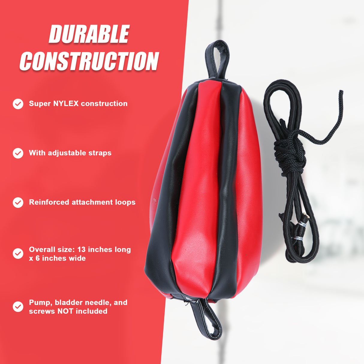 Floor to Ceiling Ball Boxing Punching Bag &ndash; Speed Reaction Training Equipment
