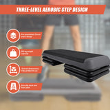 Aerobic Workout 4 Block Bench Step - 45-Degree Angle