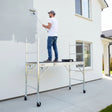 Professional Aluminium Safety Scaffold With Hatch