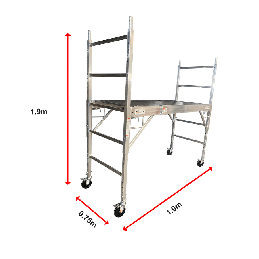 Professional Aluminium Safety Scaffold With Hatch