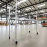 Professional Aluminium Safety Scaffold With Hatch - Front View