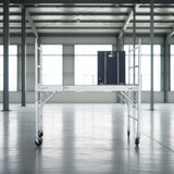 Professional Aluminium Safety Scaffold With Hatch - Side View