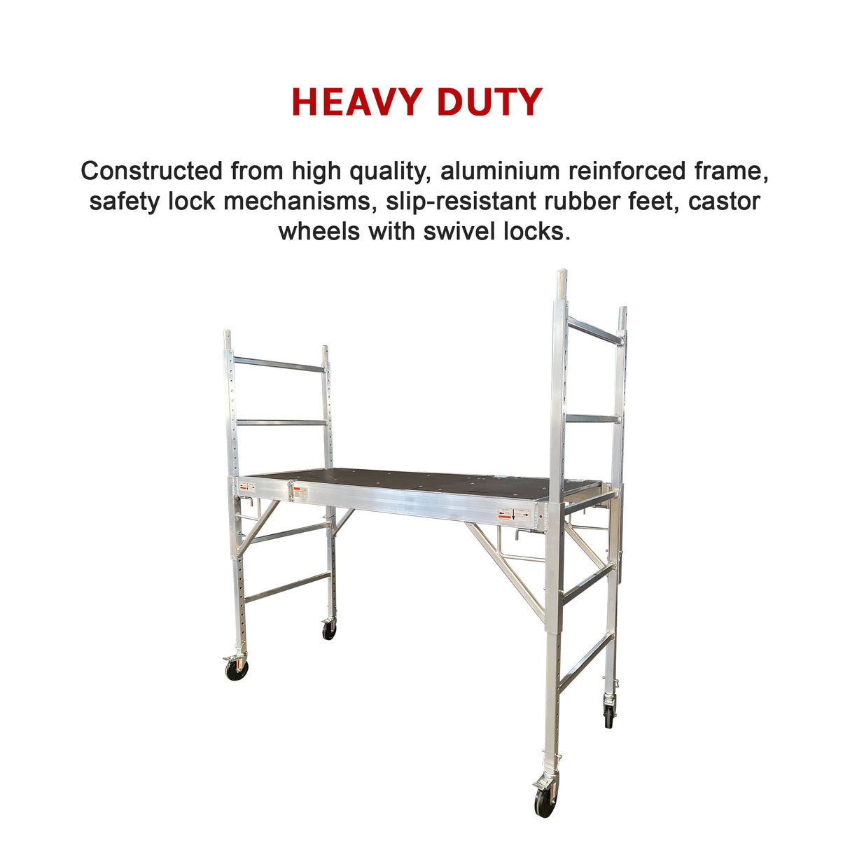 Professional Aluminium Safety Scaffold With Hatch