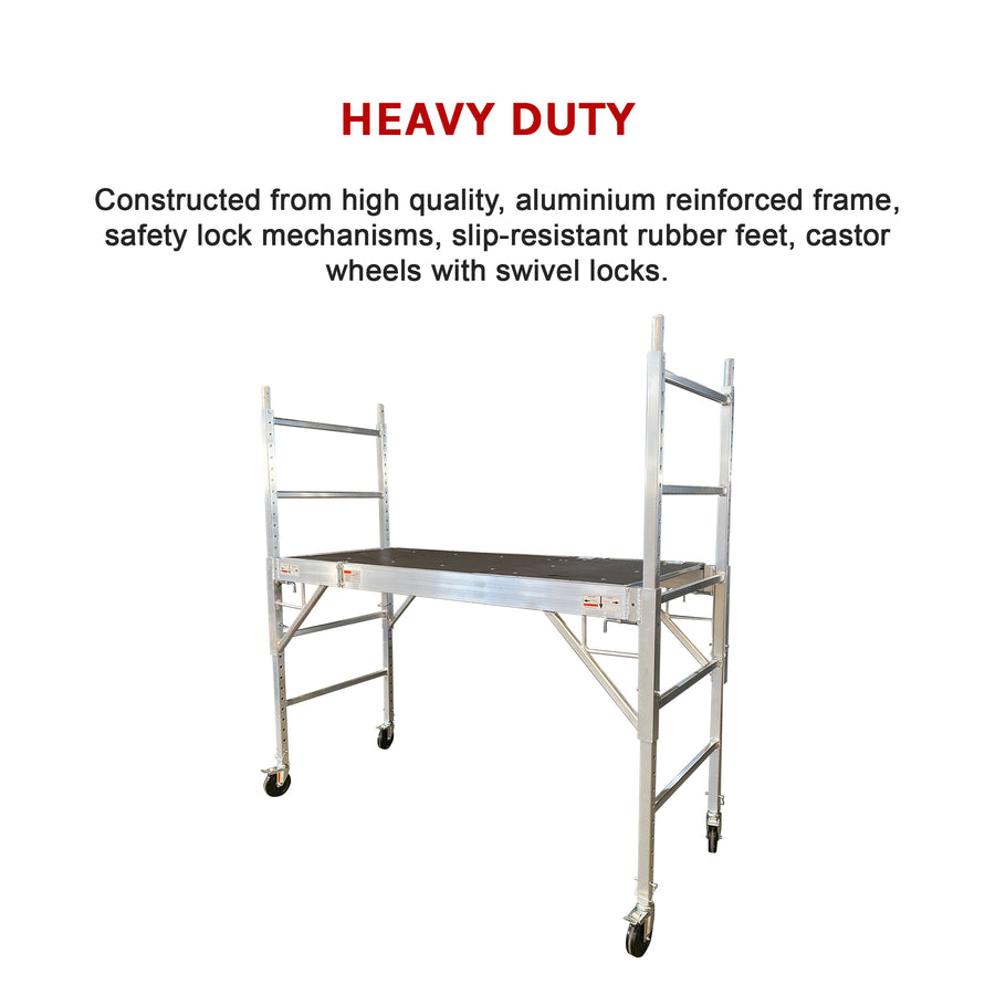 Professional Aluminium Safety Scaffold With Hatch