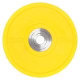 15KG PRO Olympic Rubber Bumper Weight Plate - 45-Degree Angle