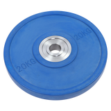 20KG PRO Olympic Rubber Bumper Weight Plate - Side View