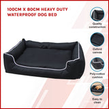 Heavy Duty Waterproof Dog Bed - Large - Front View