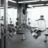 Randy & Travis D-Handle Row Gym Handle Bar Attachment - Side View