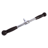 Randy & Travis Rubber Coated Solid Straight Bar Attachment for Cable Machines