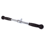 Randy & Travis Rubber Coated Solid Straight Bar Attachment for Cable Machines