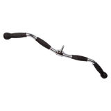 Randy & Travis Rubber-Coated Revolving Curl Row Bar Attachment for Gyms