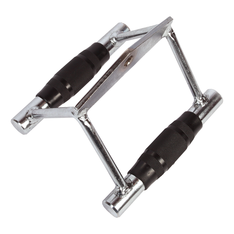 Rubber-Coated Close Grip Triangle Attachment for Lat Pulldown