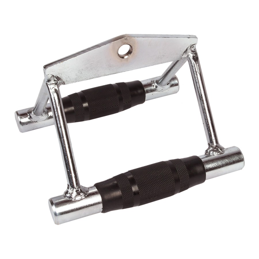 Rubber-Coated Close Grip Triangle Attachment for Lat Pulldown