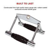 Rubber-Coated Close Grip Triangle Attachment for Lat Pulldown