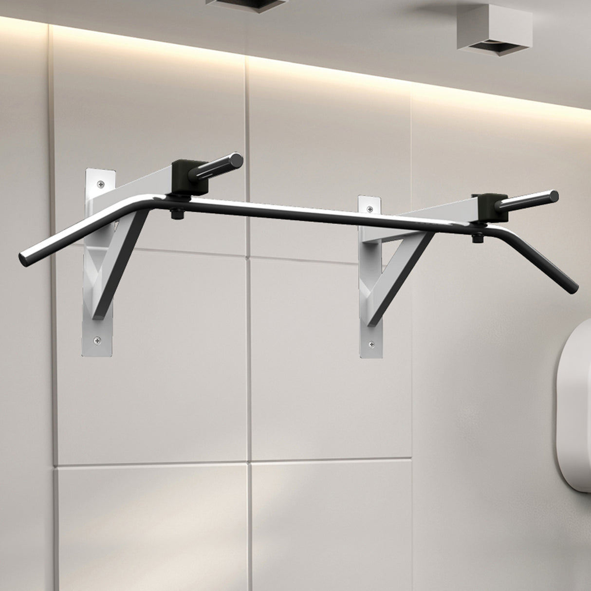 Wall Mounted Chin Up Pull Up Bar &ndash; Heavy Duty Home Gym Strength Training