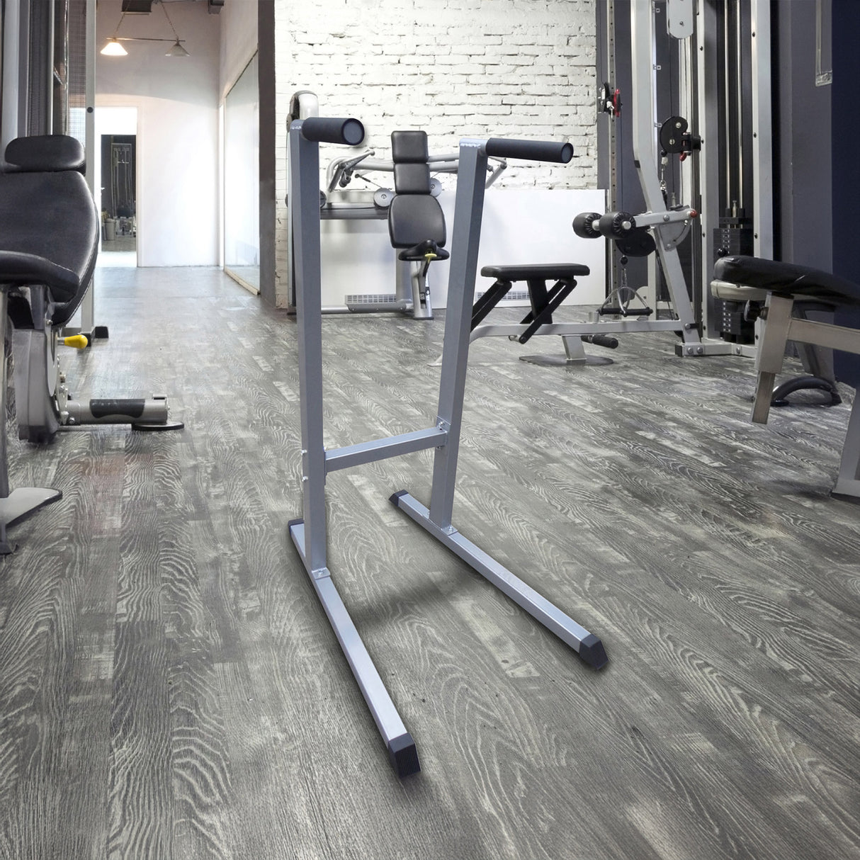 Solid Dip Station Power Tower for Home Gym Strength Training Upper Body Workouts