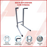 Solid Dip Station Power Tower for Home Gym Strength Training Upper Body Workouts - Front View