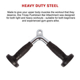 Randy & Travis Rubber-Coated Tricep Pushdown Bar Attachment - Extra Image